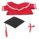 thumbnail image 3 of Graduation Doll Outfit Set with Cap and Gown Plush Stuffed Animal Costume for Parties, Keepsake for Graduates, Easy to Display and Carry for, 3 of 5