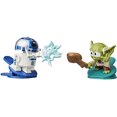 thumbnail image 1 of Figura de acción Star Wars Battle Bobblers R2-D2 Vs Yoda paquete de 2, 1 of 1