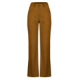 thumbnail image 5 of Xixinqiwan Women's Flare Pants High Waisted Stretchy Bell Bottom Long Trousers for Office Work Business, 5 of 6