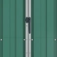 thumbnail image 6 of vidaXL Garden Shed Green Galvanized steel, plastic Standard Garden Shed, 6 of 6