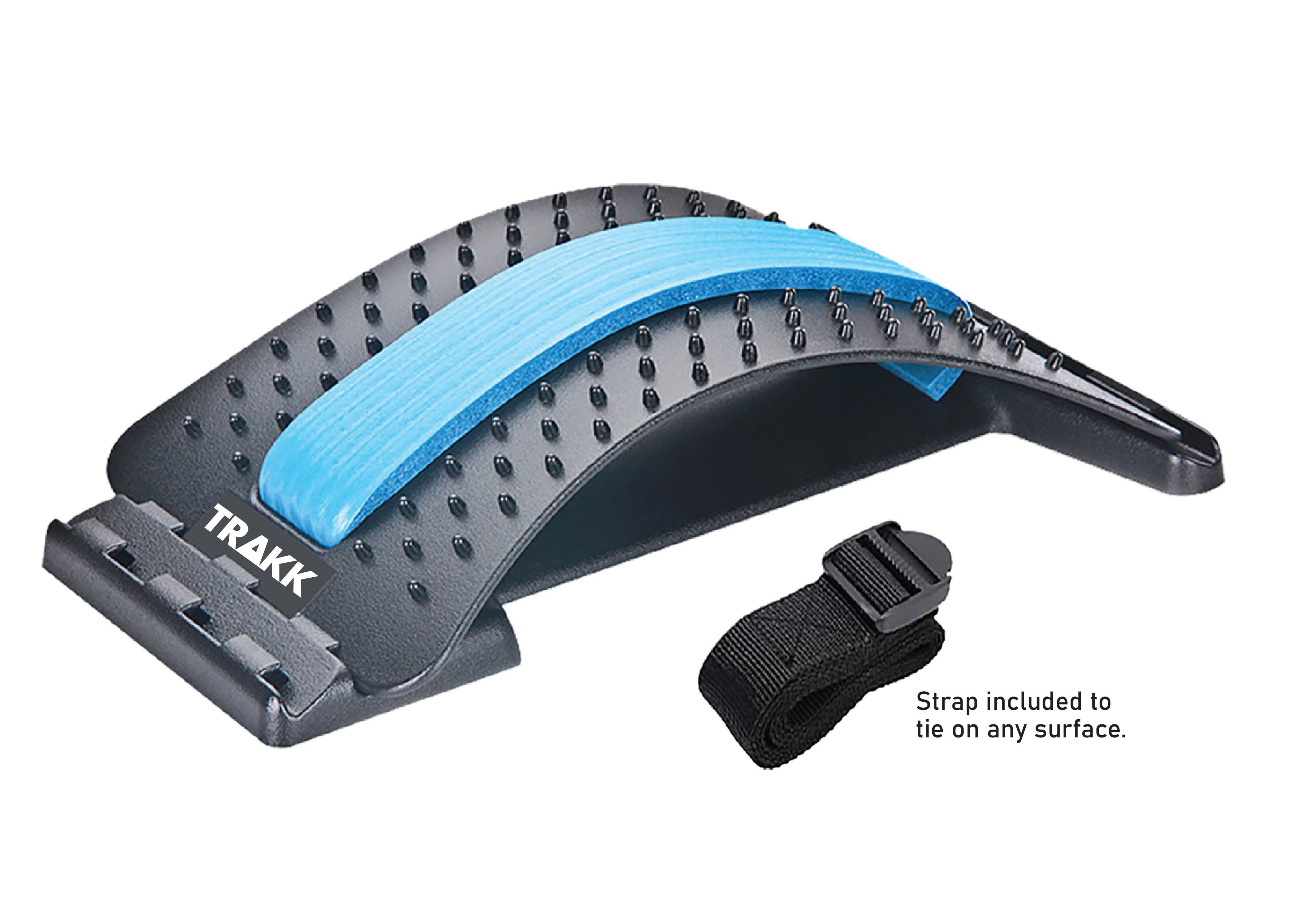 Color : Blue NO LOGO Stretch Equipment Back Massager Stretcher Fitness Lumbar Support Relaxation Mate Tools 