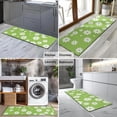 thumbnail image 2 of Green Daisy Flower White Blooms Pattern Kitchen Rug Mat,Kitchen Runner Rugs Non Skid Washable,Decorative Kitchen Floor Mats for Kitchen,Sink,Laundry,17"X47", 2 of 5