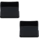 thumbnail image 5 of 12 Pack 15 X 30 Mm Black Rectangular Rubber Felt Table Or Chair Leg Protector Caps YVE, 5 of 5