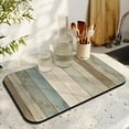 thumbnail image 3 of Kitchen Counter Coffee Mat - 19.5x12in, Diatom Ooze - Rustic Wood Floral Design for Home Kitchens, 3 of 7