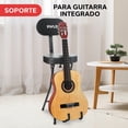 thumbnail image 2 of Silla Ajustable para Guitarra con Soporte Integrado Reposapiés Pyle, Almohadillas de Espuma EVA Para Guitarra, Respaldo Desmontable, Antideslizante, Diseño Plegable, Capacidad de Carga de 136 kg, 2 of 7