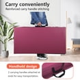 thumbnail image 7 of YRLLENSDAN Large Gymnastics Mat Folding Gym Mat for Kids Leather Tumbling Mat for Gymnastics for Home Schooling and Daycare Cheer Mat Thick Exercise Mat for Home Workout 4×8 ft,Red, 7 of 7