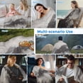 thumbnail image 5 of National Parks Cooling Blanket,Lightweight Breathable Summer Throw Blanket with Double Sided Cold Effect,Canadian Smokey Mountain Cliff Idyllic Picnic Blankets Bed Sheet for Hot Sleepers 30"x40", 5 of 8