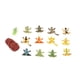 thumbnail image 1 of 12PCS PVC Frogs Model Amphibian Teaching Toy Ornament Set with Fake Grass and Stone, 1 of 5