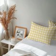 thumbnail image 6 of Lumbar Pillow Covers 20x12 Inch Set of 2, Yellow Buffalo Plaid Waterproof Outdoor Pillow Covers, Farmhouse Retro Checked Rustic Decorative Cushion Pillowcases for Couch, Sofa, Bed, Garden, Patio, 6 of 9