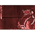 thumbnail image 1 of Ahgly Company Machine Washable Indoor Rectangle Abstract Red Modern Area Rugs, 4' x 6', 1 of 4