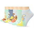 thumbnail image 1 of Nintendo Chaussettes Invisibles Décontractées pour Femmes Animal Crossing 5 Pack, Bleu Turquoise Multi, 9 11 US, 1 of 3