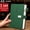 Green GN, variant on Notebook Business Thick A5 Leather Journal Office Notepad with Bookmark Flat Writing Eye Protection Paper Lock Seam Binding for Work Meeting Diary Gift