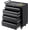 black 24in, variant on 5-Drawer Rolling Tool Cabinet with Lock Sliding Drawers and Side Handle Mobile Tool Chest for Garage Workshop Warehouse Black