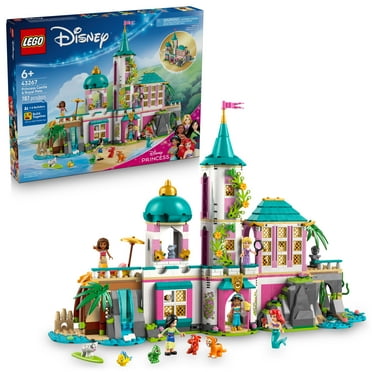 LEGO Disney Princess Castle & Royal Pets Kids Toy  - Pretend Play Building Set for Girls and Boys, Ages 6  - Includes Ariel, Rapunzel, Jasmine, Moana, and Mulan - Gift Idea for Birthdays - 43267