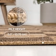 thumbnail image 5 of JONATHAN Y FXV200B-5 Mason Smart Jute Geometric Boho Checker Weave Natural/Brown 5 ft. x 8 ft. Indoor/Outdoor Area Rug, 5 of 9