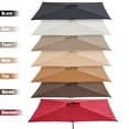 thumbnail image 2 of Sunrise 10" x 6.5ft 6-Rib Solar Rectangle Patio Umbrella Cover Canopy, 2 of 2