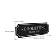 thumbnail image 2 of Houderco No Solicitar Resistente Para Puerta Con Compacto En Color Negro, 2 of 8