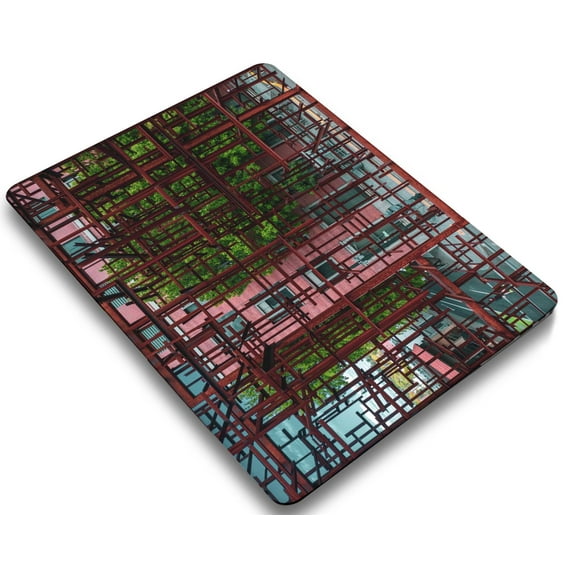 KSK KAISHEK Compatible with Old Version MacBook Air 13" Case 2010/2013/2014-2017 Rel. Model A1466 & A1369, Plastic Hard Case Shell Cover + Black Keyboard Cover, Red series 0853