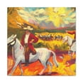 thumbnail image 2 of Driving the Herd Onward - Canvas, 2 of 25