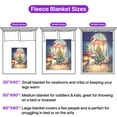 thumbnail image 5 of Merry Christmas Pug Santa Hat Xmas Tree Winter Holiday Cozy Fleece Blanket Dog Lover Gifts Warm Soft Throw Blanket - 01013, 5 of 5