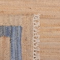 thumbnail image 6 of PW Denim Jute Runner Rug – Natural with Blue Denim Border | 30" x 96", 6 of 8