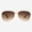 Gold, variant on Sunglasses for Men and Women Trendy and Cool Sun Glasses, Retro Vintage Aviator Shades Anzio in Gunmetal