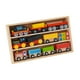thumbnail image 5 of Juego de juguetes de tren de madera, caja de almacenamiento de juguetes de tren, regalo de cumpleaños, bloques de construcción de juguete Estilo B, 5 of 9
