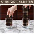 thumbnail image 6 of 4 Pcs Brown and Red Checkered Pattern Funny Kitchen Towels, Microfiber Dish Towels, Kitchen Tea Towels Set 18" X 26", 6 of 6