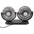 thumbnail image 3 of Ventilador Eléctrico de Doble Cabeza, Ventilador de Enfriamiento de Automóvil de Bajo Ruido de Viento Fuerte de 12V para minivan, 3 of 7