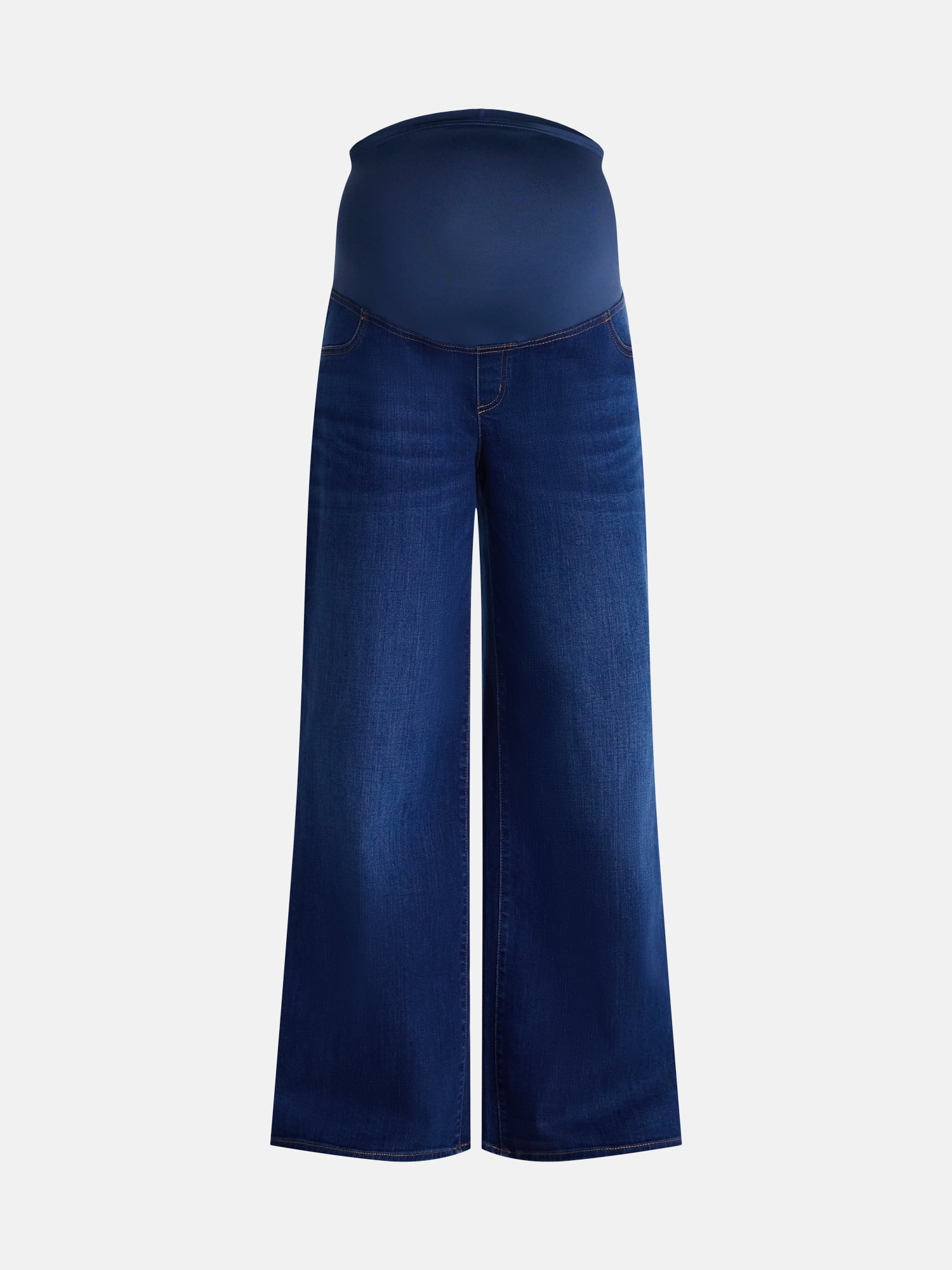 Ingrid & Isabel For Every Belly Women’s Maternity Wide Leg Jeans, 30'' Inseam, Sizes S-XXL