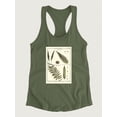 thumbnail image 3 of Fern Classification I Racerback Tank Women -Denis Diderot Designs, Female Large, 3 of 4