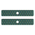 thumbnail image 7 of Yayeee Faucet Mat for Kitchen Sink 30" Diatomite Long Splash Guard Pad, Green Abstract Pattern, 2 Pack, 7 of 7
