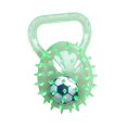 thumbnail image 1 of Pelota de goma interactiva con chirridos para perros con pinchos, juego de lanzamiento para cachorros, confiable para la dentición Verde, 1 of 9