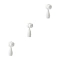 thumbnail image 3 of Vogacara Cepillos de limpieza facial manual Cuidado de la piel Espinilla Poros Exfoliante Regalos Salón profesional Viaje Blanco Tipo 3 Type1 NO1 Vogacara CBP273391, 3 of 6