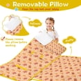 thumbnail image 3 of Orange Christmas Gingerbread Man Pattern Toddler Nap Mats for Kids Preschool,50"x20" Sleeping Mat Bag or Kids,Toddler Sleeping Bag,Toddler Nap Mat or Daycare, 3 of 6