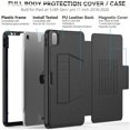 thumbnail image 2 of Funda para iPad Pro 11 de 9.ª/8.ª/7.ª generación de 10,2', funda magnética resistente a prueba de golpes con soporte absorbente de múltiples ángulos, portalápices, ranura para tarjetas, 2 of 5
