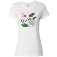 thumbnail image 3 of Inktastic Mississippi Magnolia Flowers and Leaves Women's T-Shirt, 3 of 5