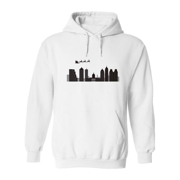 Atlanta Christmas Doodle Hoodie Women -Image by Shutterstock, Female x-Large