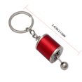 thumbnail image 3 of Langgg 6 Speed Gear Box Shifter Keychain Zinc Alloy Car Key Chain Manual Car-styling Ring, 3 of 9