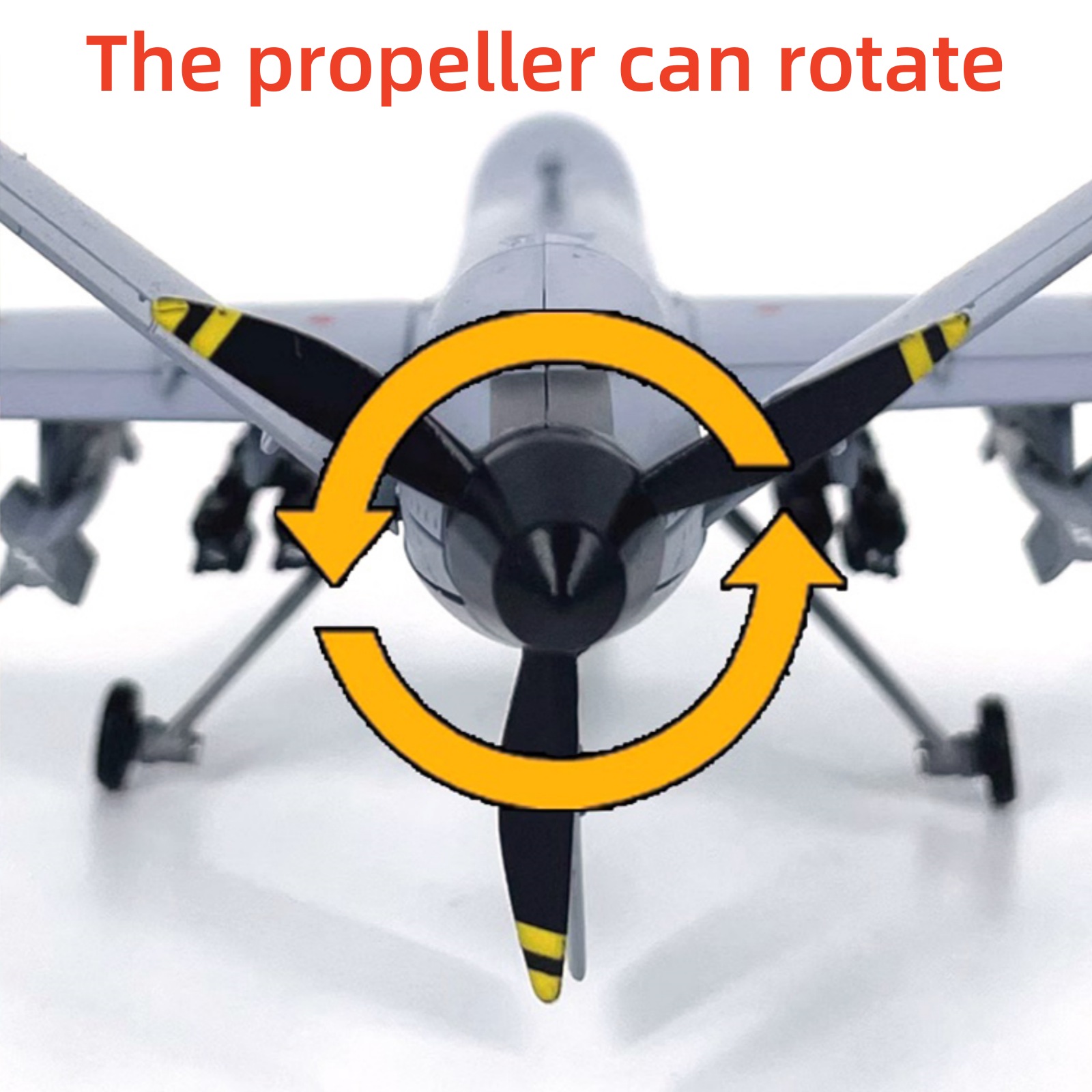 TAPDRA MQ-9 Reaper UAV Desktop Decor Model, US Air Force Themed, Ideal for Plane Enthusiasts