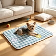 thumbnail image 4 of Cooling Pet Mat Breathable Ice Pad for Summer | NonSlip Washable Pet Cushion for Kennel, Sofa, Floor, Indoor & Outdoor Use | 100% Polyester, 4 of 7