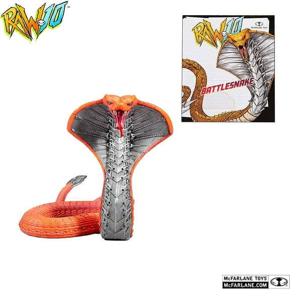 RAW10 Battlesnake Action Figure, Children Ages 6 