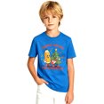thumbnail image 2 of Boys Graphic Tees Rockin Around The Classroom Christmas Tree Short Sleeve Kids T-Shirt, 100% Cotton Soft Casual Tops for Children, 2 of 5