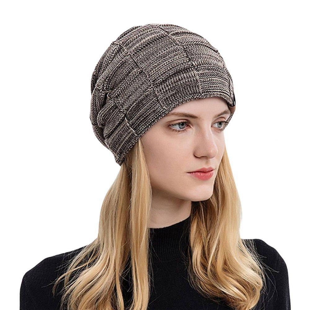 hot new Womens Mens Knit Warm Ski Crochet Slouch Hat Cap Beanie Oversized Zsell 