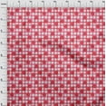 thumbnail image 3 of oneOone Velvet Red Fabric Check,Cyclamen & Rose Floral Sewing Craft Projects Fabric Prints By Yard 58 Inch Wide, 3 of 5