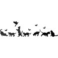 thumbnail image 1 of Pared De Espejo De Gato, Pegatinas De Pared De Fondo Acrílico Diy, Pegatinas De Pared Para Habitación De Niños, Decoración Del Hogar Advancent HA043894-01, 1 of 6