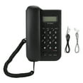 thumbnail image 2 of Wired Telephone, Indicator Light Premium Material Multi Function Home Telephone  for Office for Home for Hotel White,Black, 2 of 7