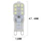 thumbnail image 5 of 5 bombillas LED G9 14-SMD 2835 de 2,5 vatios, 110 V, no regulables, equivalentes a bombillas LED halógenas de 20 W, 5 of 5