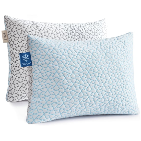 Alupssuc Cooling Pillows Queen Size Set of 2, Memory Foam, 20"x30"