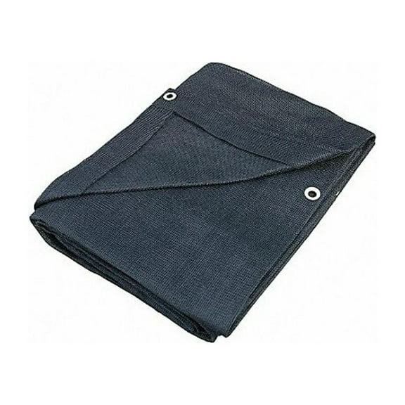 Standard Duty Tarp, 20 x 20 ft, 10 Mil, Black, Polyethylene